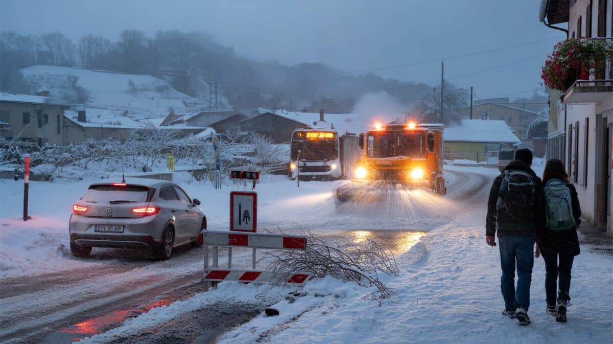 Strade chiuse per la forte nevicata: «È la più grande nevicata a bassa quota a settembre degli ultimi 30 anni»